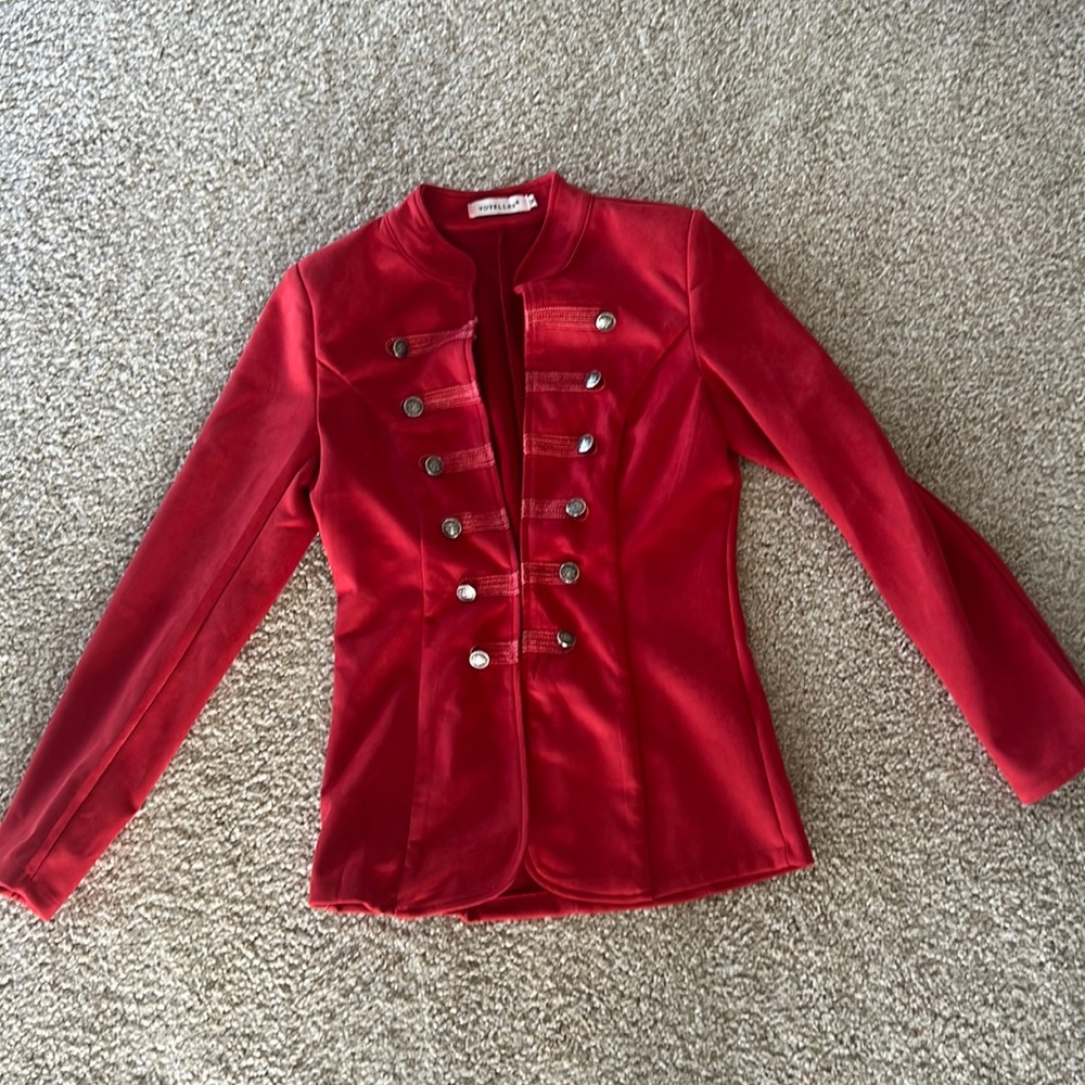 Red Velvet Jacket/blazer